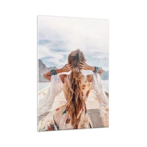 Obraz na skle - Na cestě ke štěstí - 80x120 cm