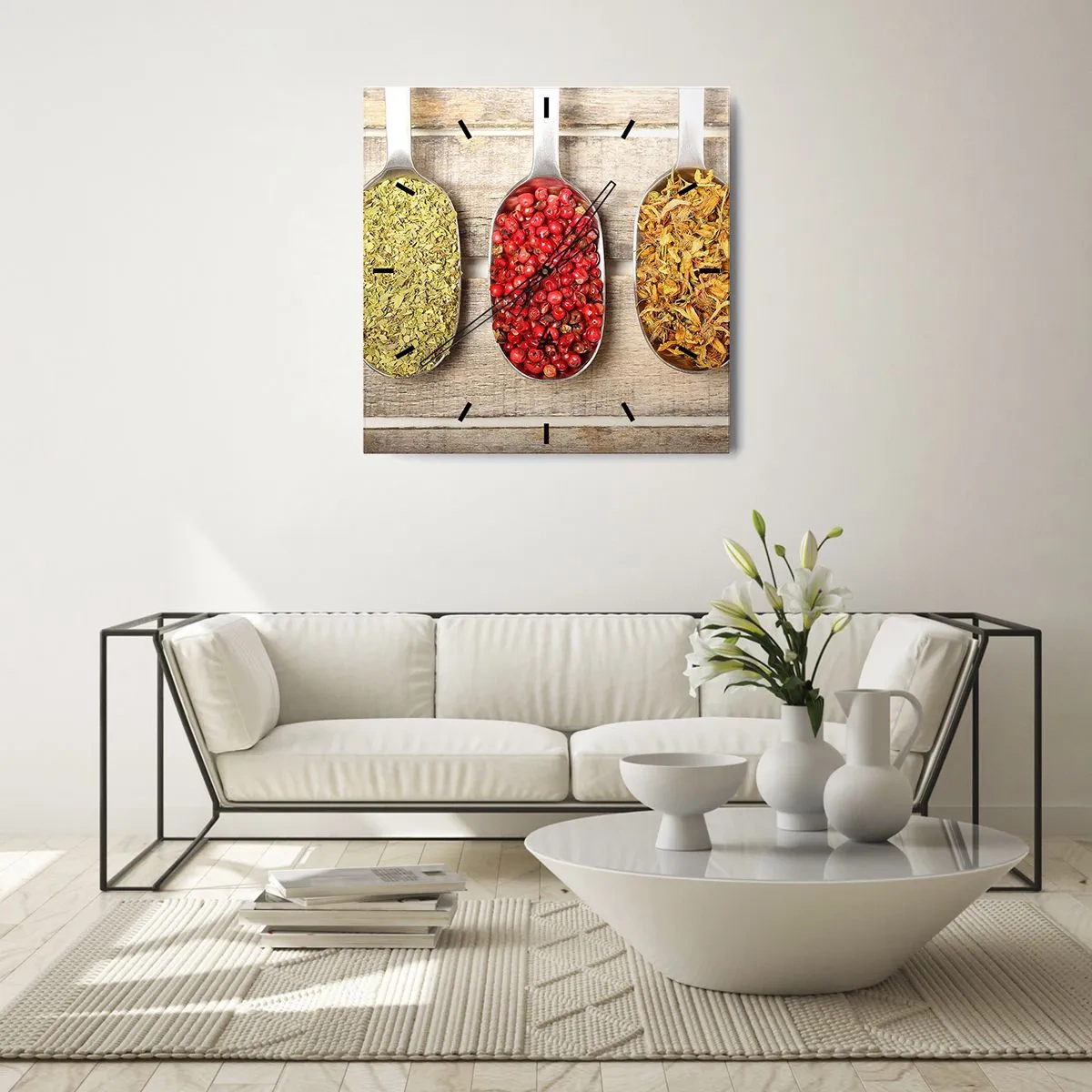 Nástěnné hodiny - Kuchyňská magie - 30x30 cm