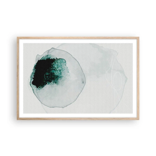 Plakát v rámu světlý dub - V kapce vody - 91x61 cm