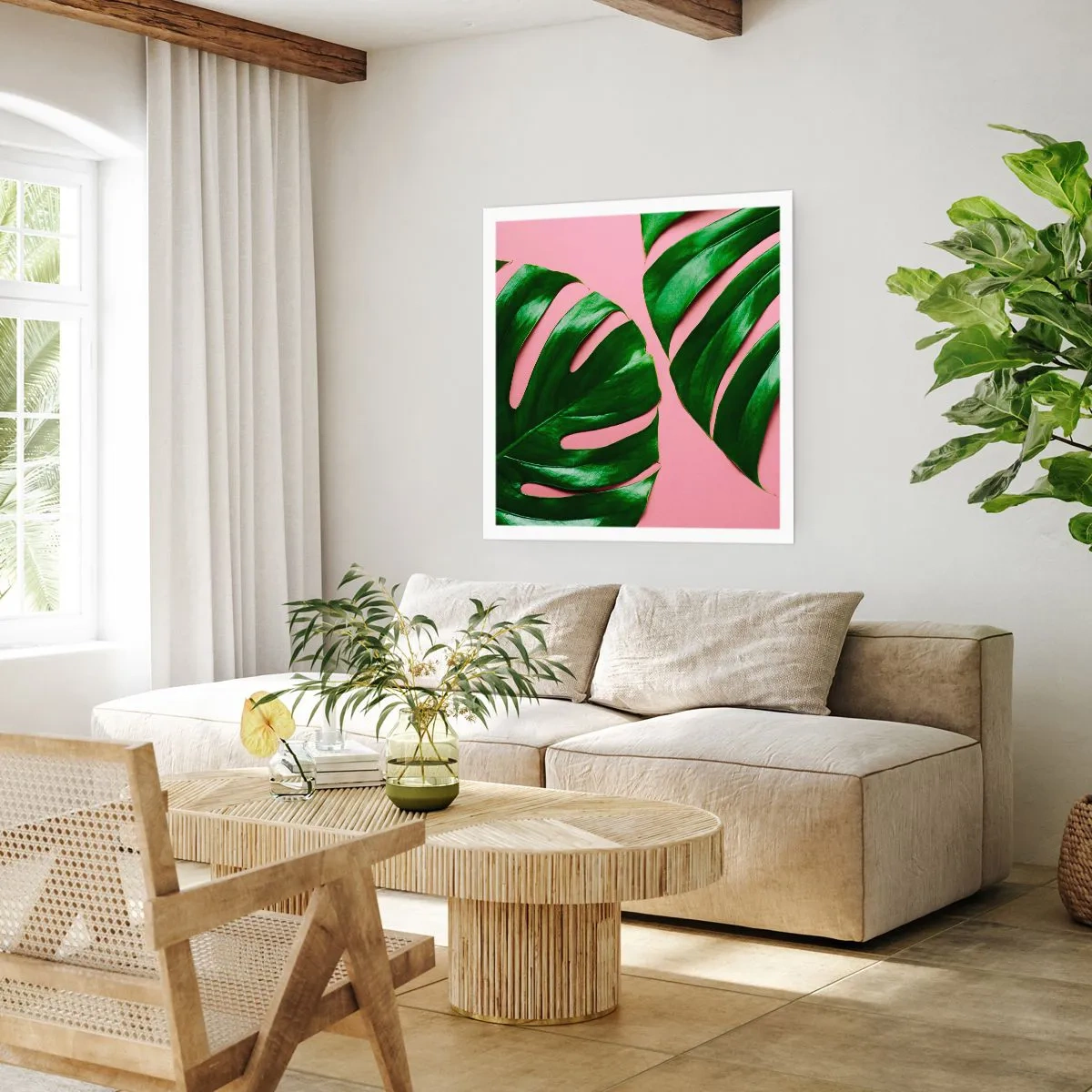 Plakát - Zelené rendez-vous - 50x50 cm