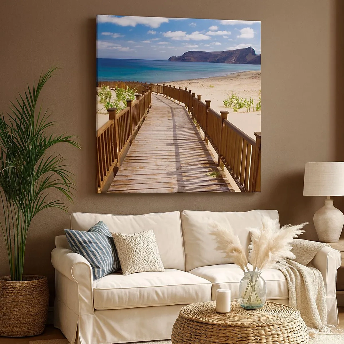 Obraz na plátně - Vezmi mě na šťastné ostrovy - 30x30 cm