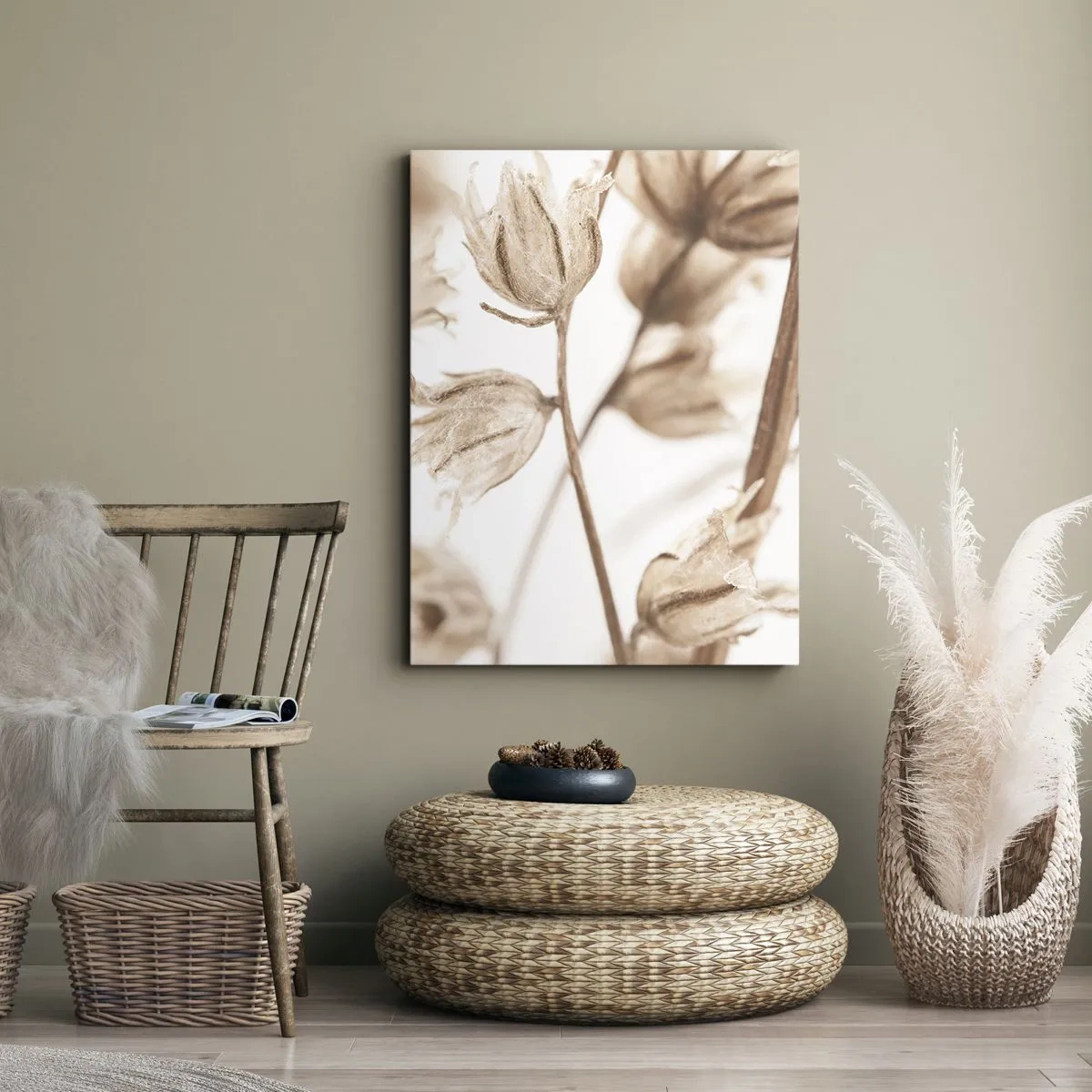 Obraz na plátně - Ozvěny konce léta - 55x100 cm