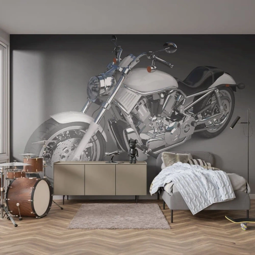Fototapeta Premium Canvas - Až si chcete kleknout - Automobilový průmysl, Motorka, Cestování - 300x210 cm