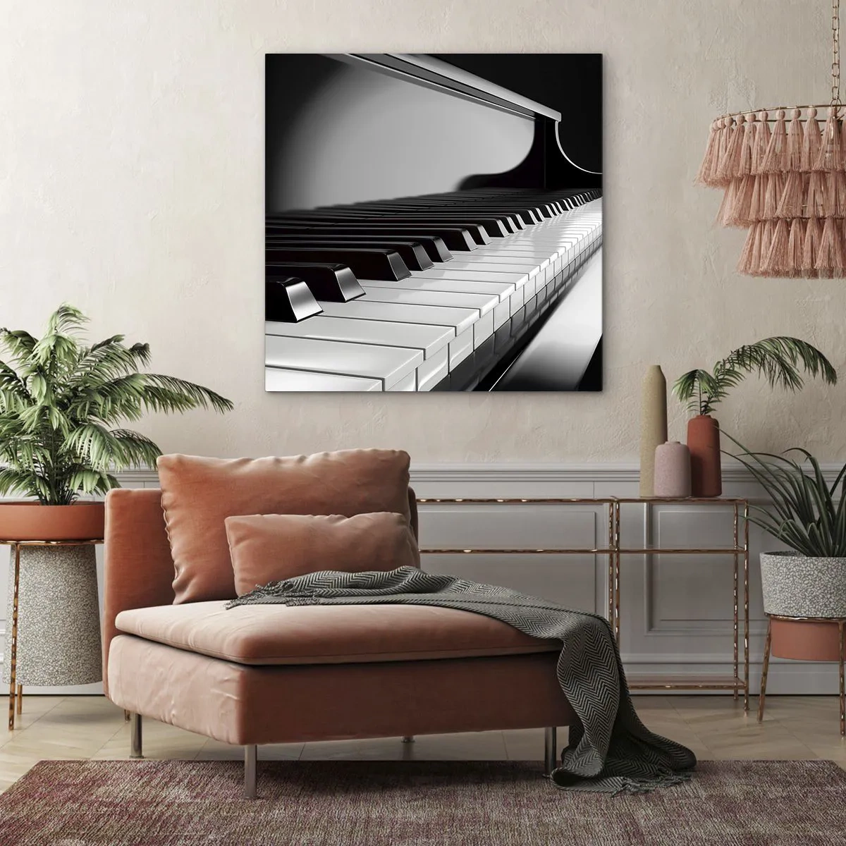 Obraz na plátně - Harmonie tvarů a barev - 60x60 cm
