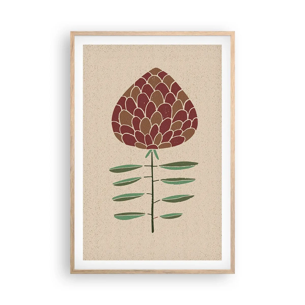 Plakát v rámu světlý dub - Šéf šéfů - 61x91 cm