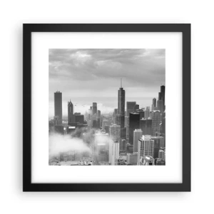 Plakát v černém rámu - Americká krajina - 30x30 cm