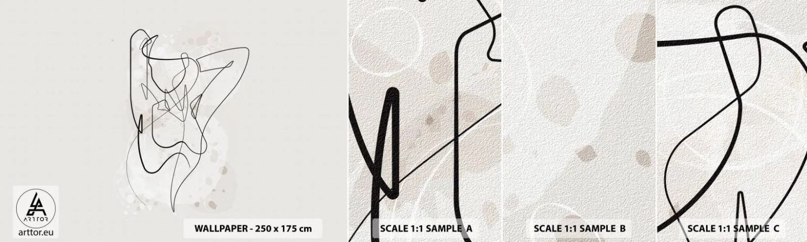 Fototapeta Vzorek Standard Eco - Umění svádění - Žena, Grafika, Kus - 100x30 cm
