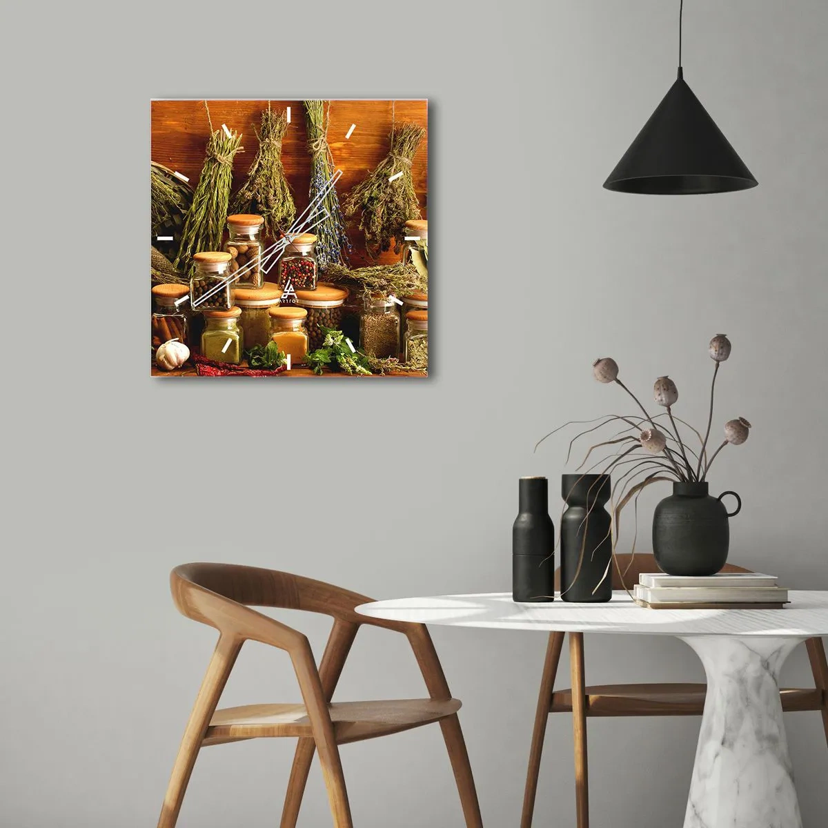 Nástěnné hodiny - Kuchyňská kouzla - 40x40 cm