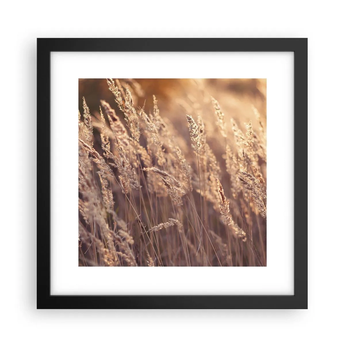 Plakát v černém rámu - Připraveni přivítat podzim - 30x30 cm
