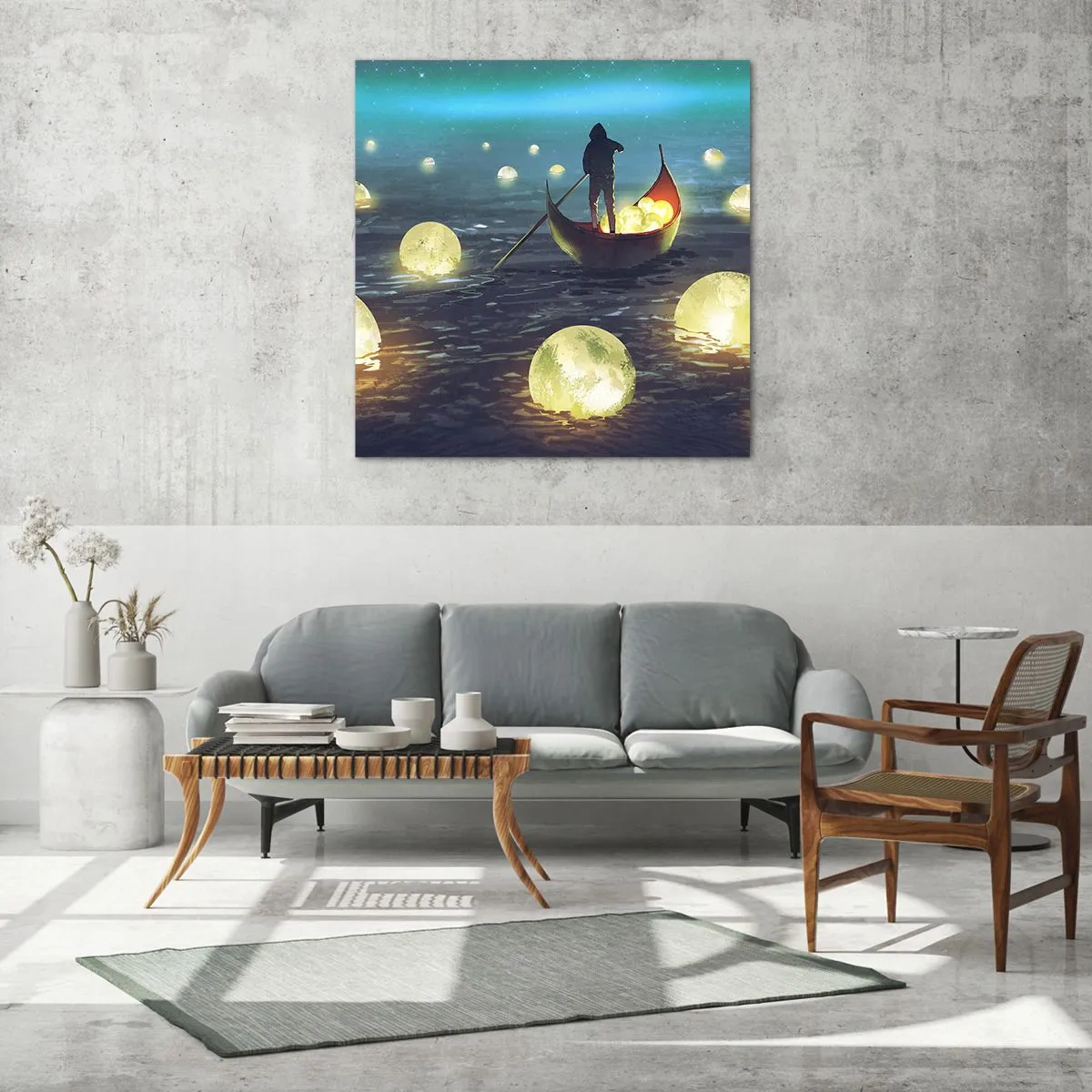 Obraz na skle - Věci, o nichž se filozofům nezdá - 30x30 cm