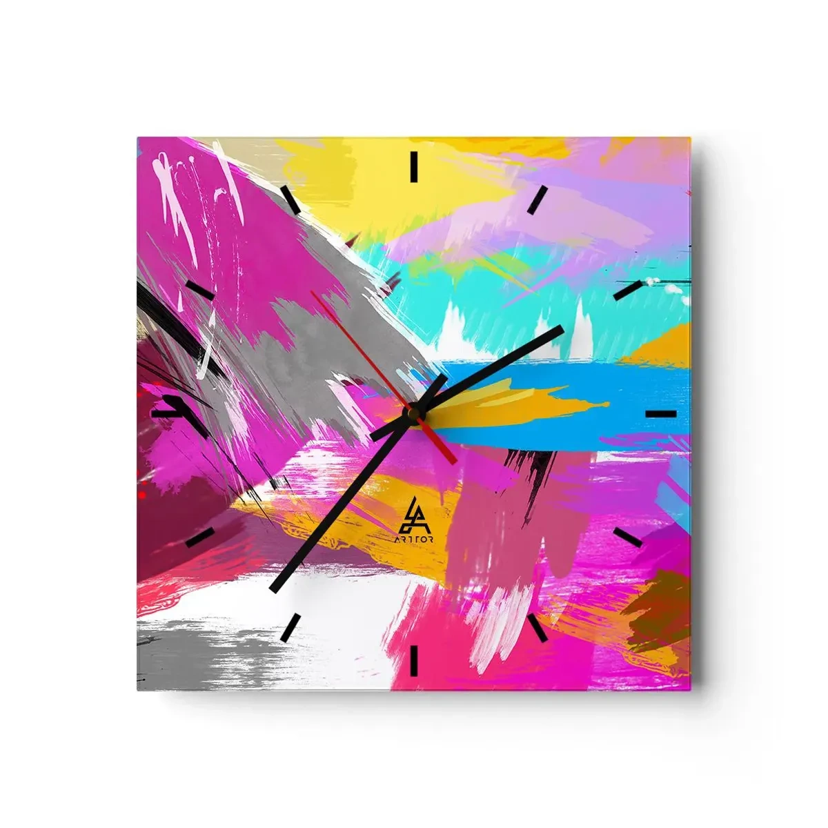 Nástěnné hodiny - Šmouha, šmouha, sama šmouha - 30x30 cm