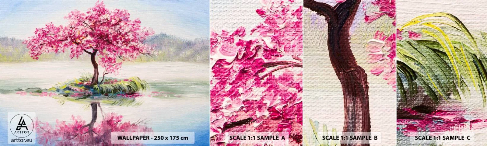 Fototapeta Vzorek Standard Eco - Svátek jara - Kus, Strom, Krajina - 100x30 cm