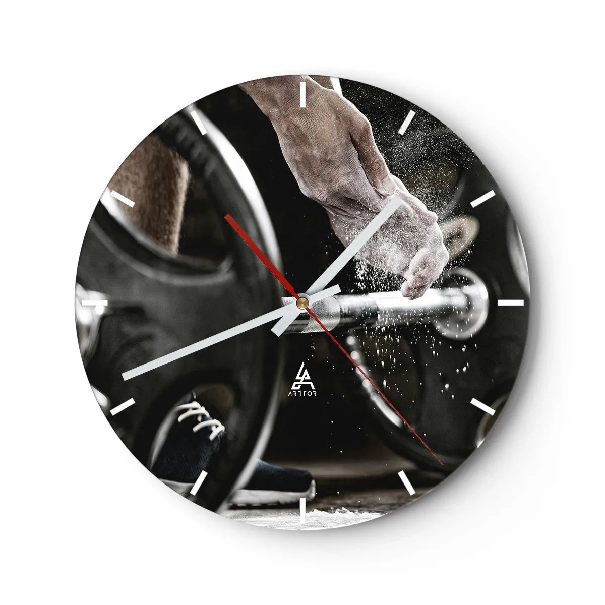 Nástěnné hodiny - Výzva přijatá! - 40x40 cm