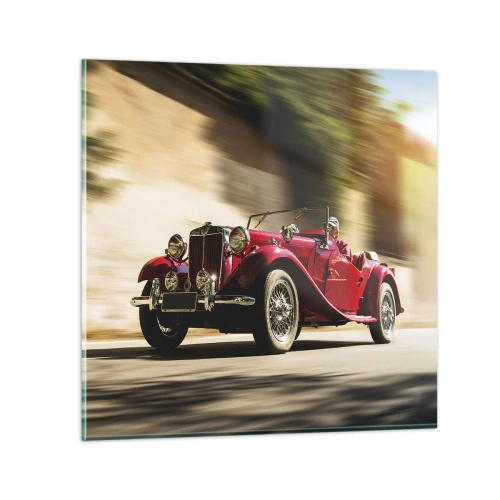 Obraz na skle - Krásnější než Níké Samothrácká - 40x40 cm