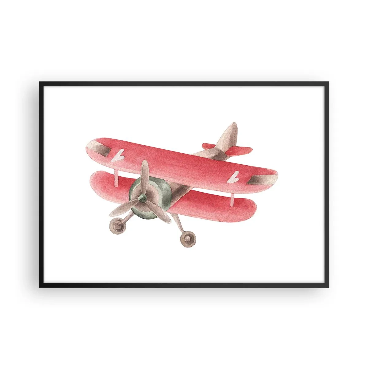 Plakát v černém rámu - Připraven na vysoký let - 100x70 cm