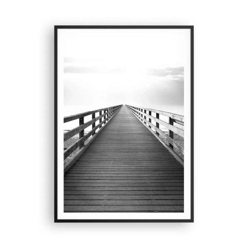 Plakát v černém rámu - Do dálky… - 70x100 cm