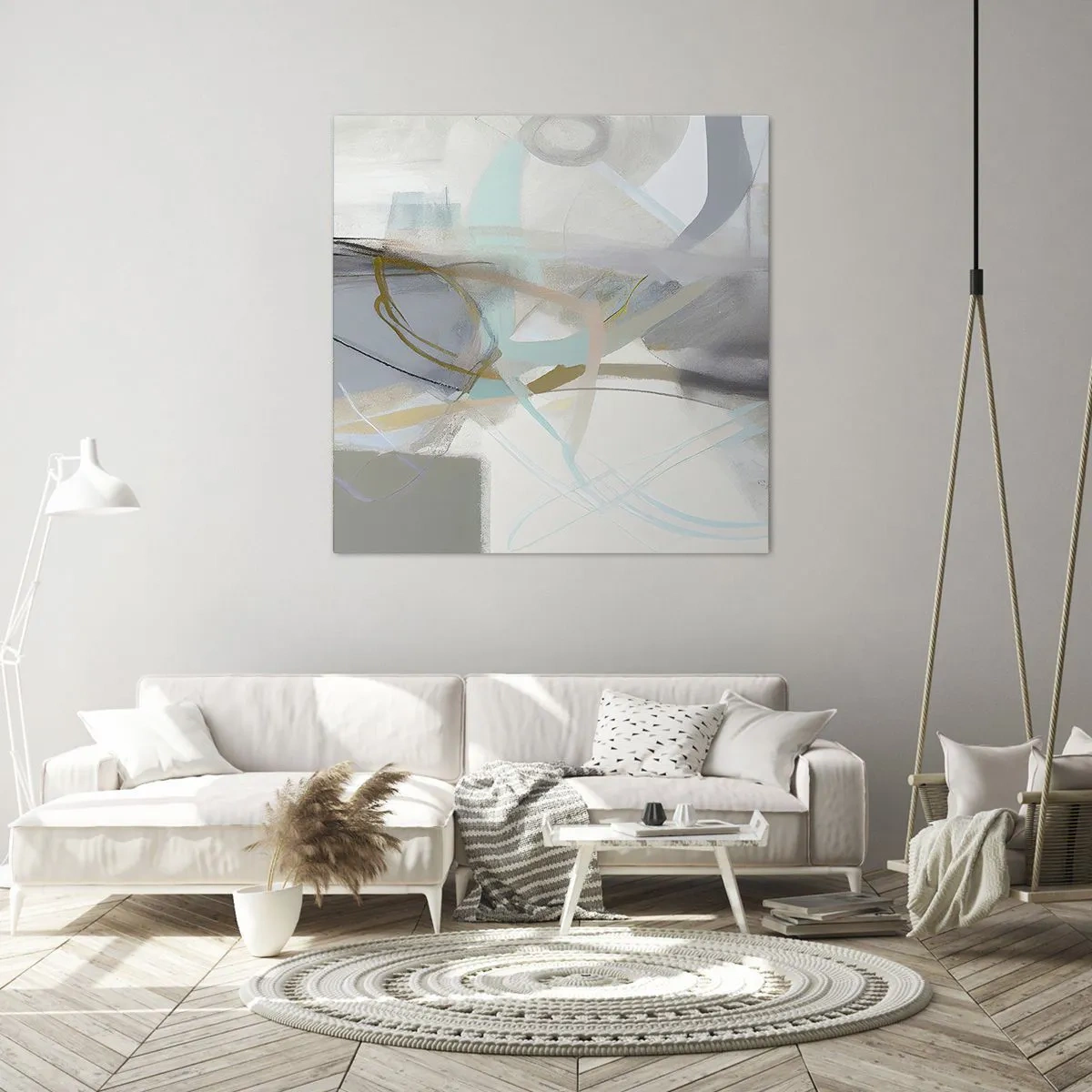 Obraz na plátně - Mlhavá abstrakce - 60x60 cm