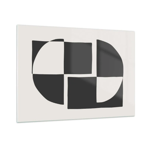 Obraz na skle - Antitéza – syntéza - 100x70 cm