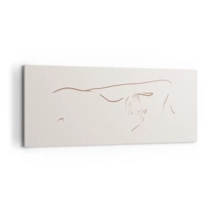 Obraz na plátně - Tvar touhy - 100x40 cm