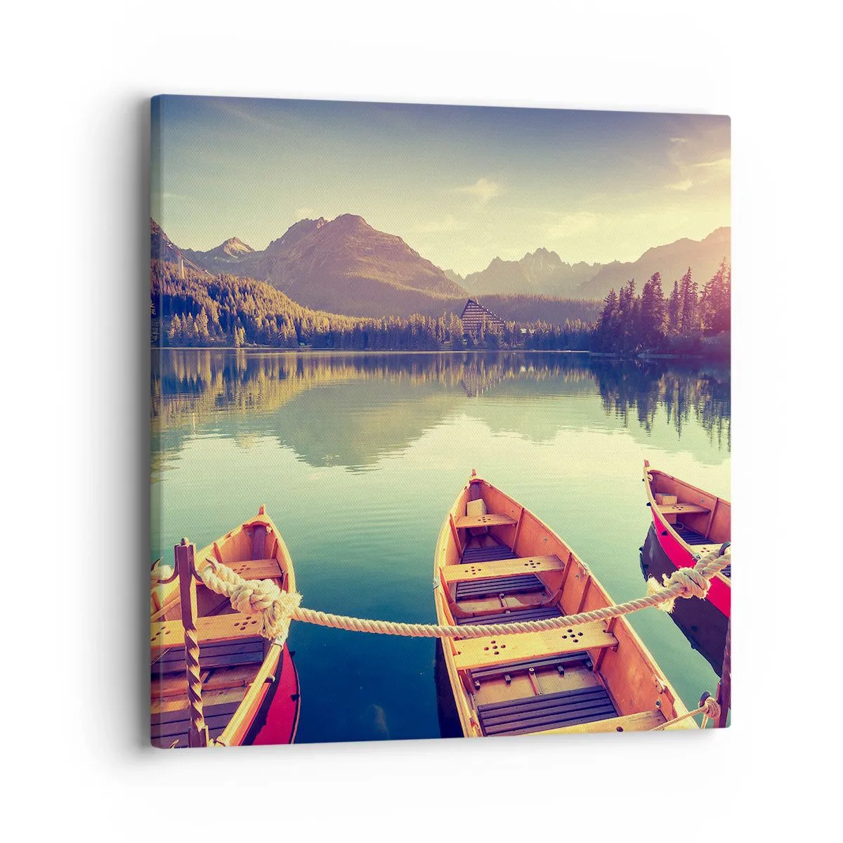 Obraz na plátně - Žít podle jejich zákonů - 40x40 cm