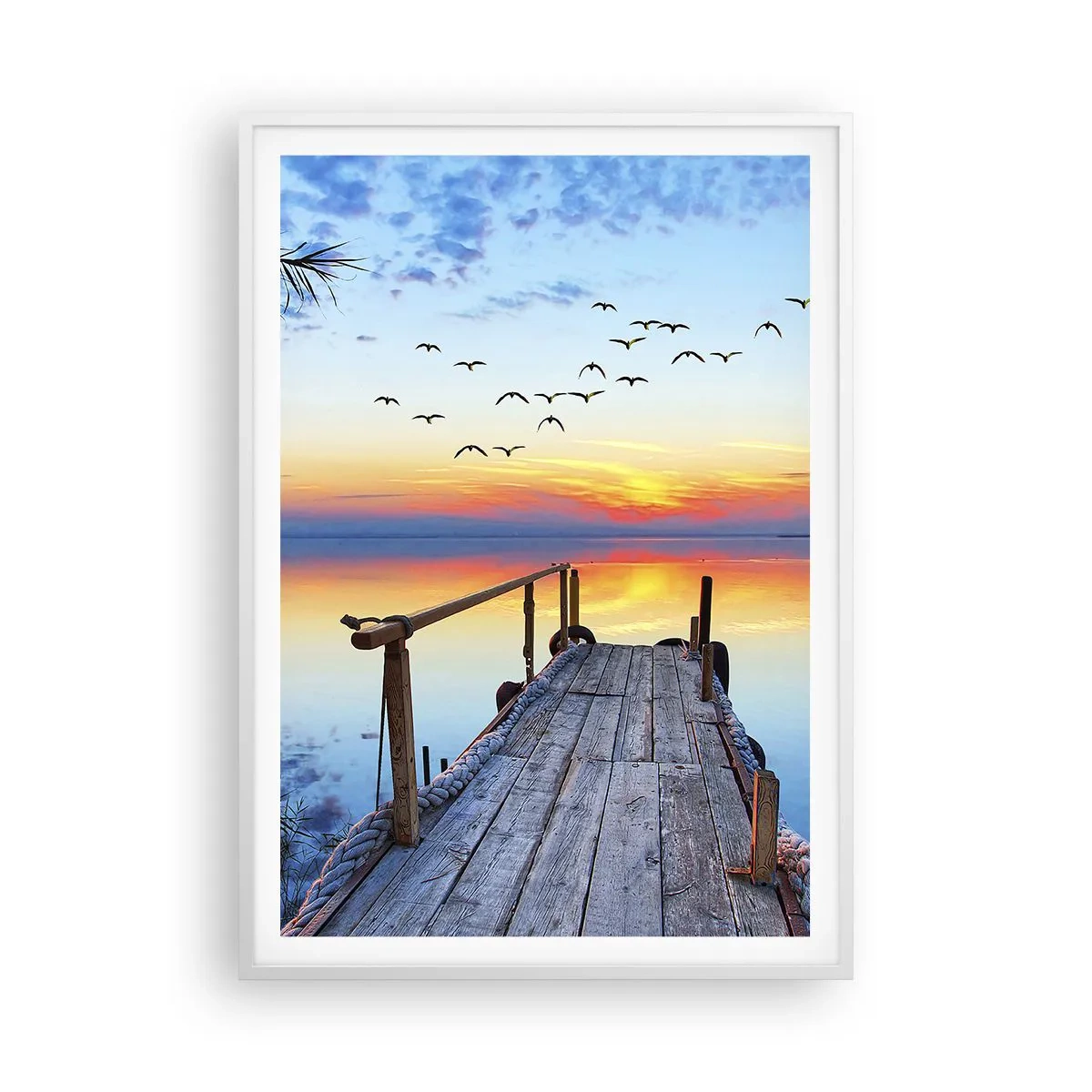 Plakát v bílém rámu - Je čas vrátit se… - 70x100 cm