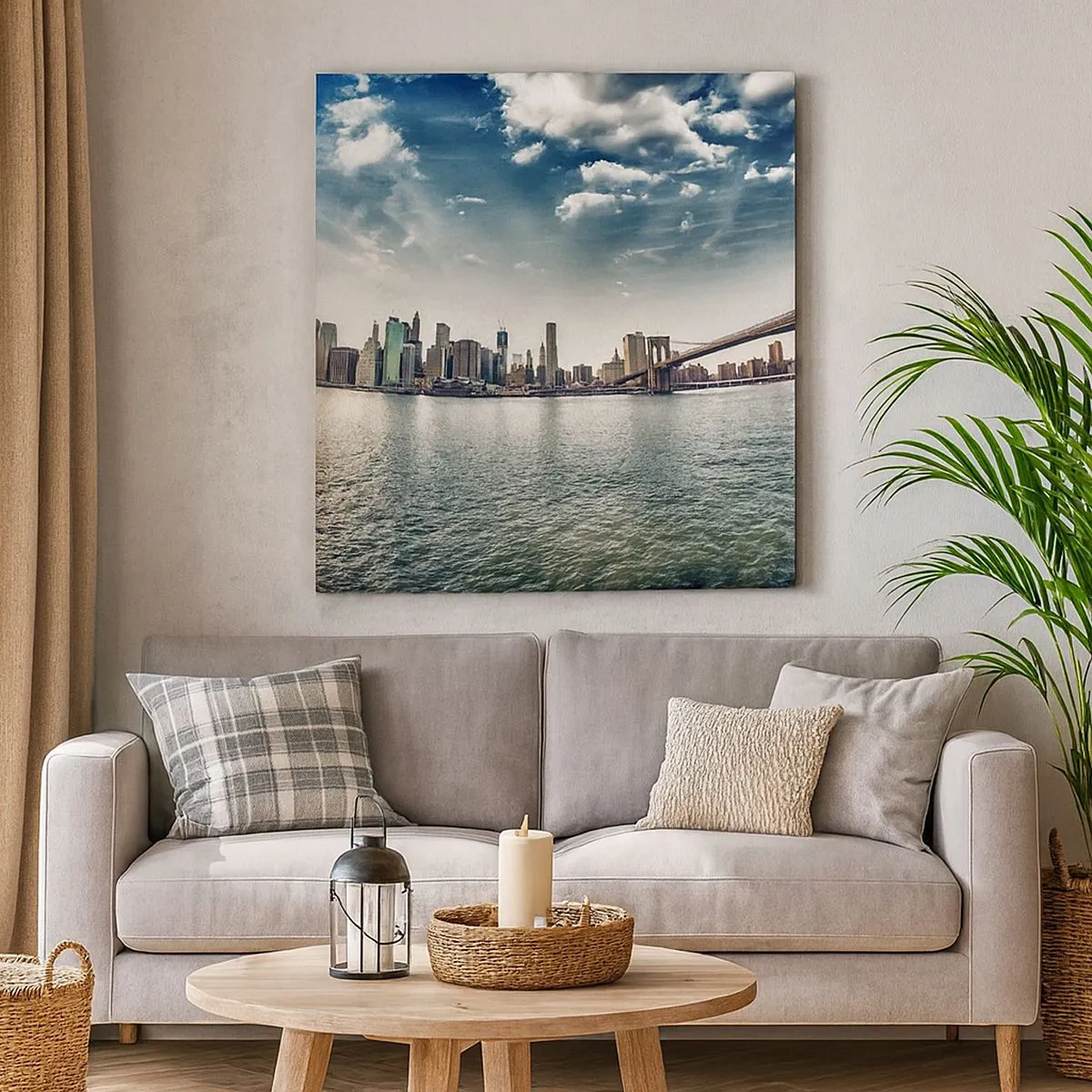 Obraz na plátně - Skleněný ostrov - 30x30 cm