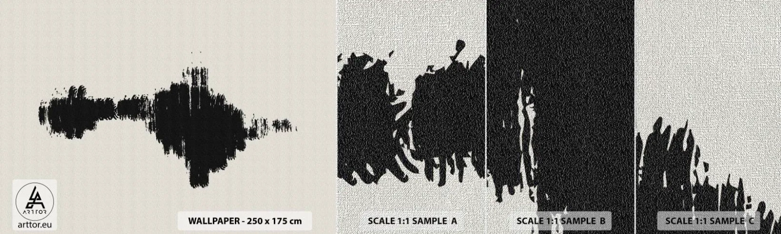 Vzor Fototapety Premium Canvas - Vibrace představivosti - Moderní, Abstrakce, skandinávský - 100x30 cm