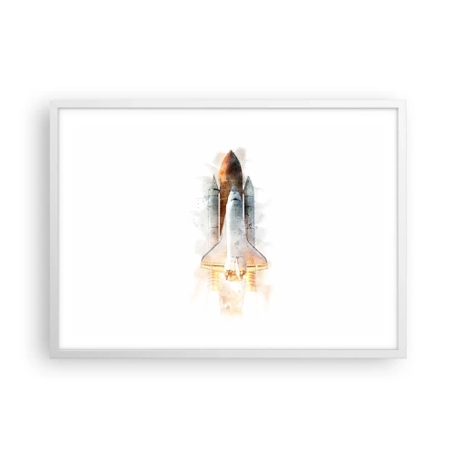 Plakát v bílém rámu - Průzkumníci do toho - 70x50 cm