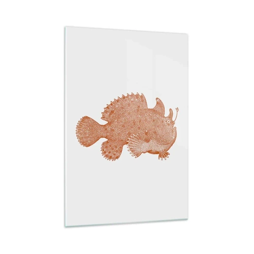 Obraz na skle - A nakonec ryba - 70x100 cm