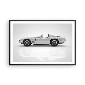 Plakát v černém rámu - Příslib zábavy - 91x61 cm