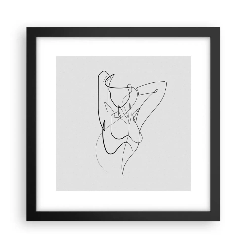 Plakát v černém rámu - Ty jsi záhada… - 30x30 cm