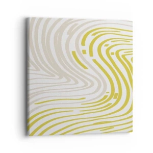 Obraz na plátně - Kompozice s mírným ohybem - 40x40 cm