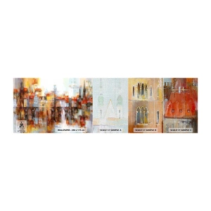 Vzor Fototapety Premium Canvas - Pod mostem je taky krásně - Město, Praha, Architektura - 100x30 cm