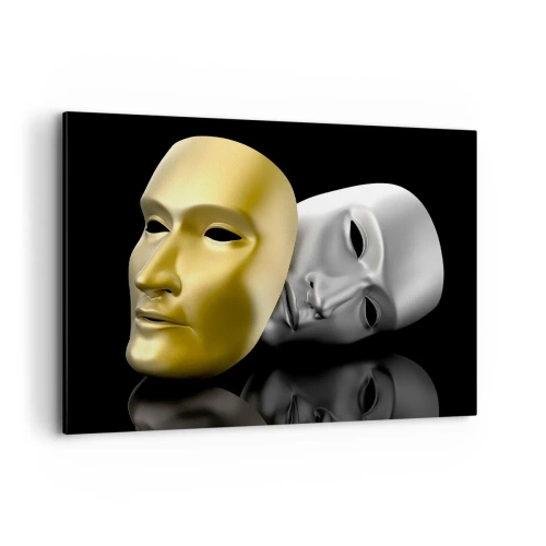 Obraz na plátně - Život je divadlo - 100x70 cm