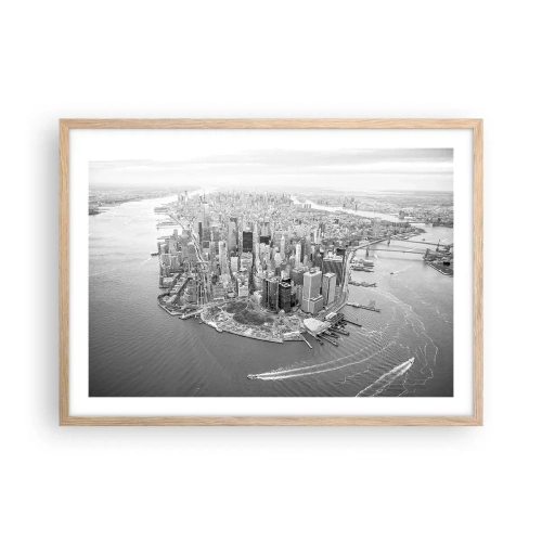 Plakát v rámu světlý dub - Jak nemilovat? - 70x50 cm