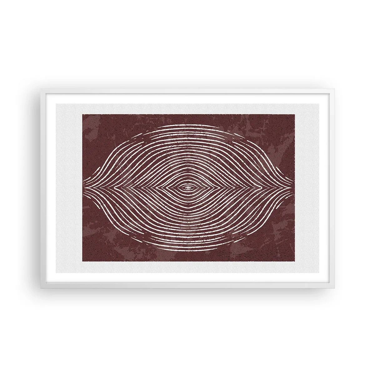 Plakát v bílém rámu - Prostor promlouvá - 91x61 cm