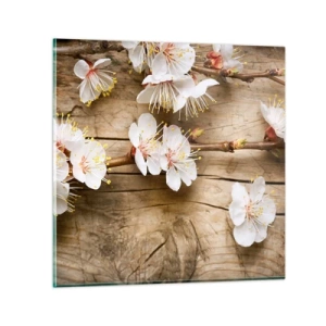 Obraz na skle - A bylo jaro - 40x40 cm