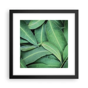 Plakát v černém rámu - Šťavnaté a svěží - 30x30 cm