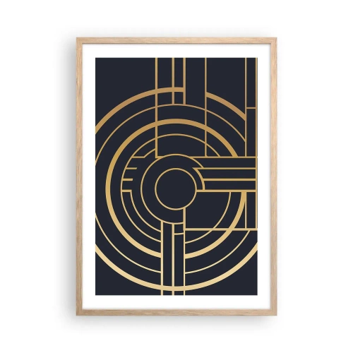 Plakát v rámu světlý dub - Obraty události - 50x70 cm