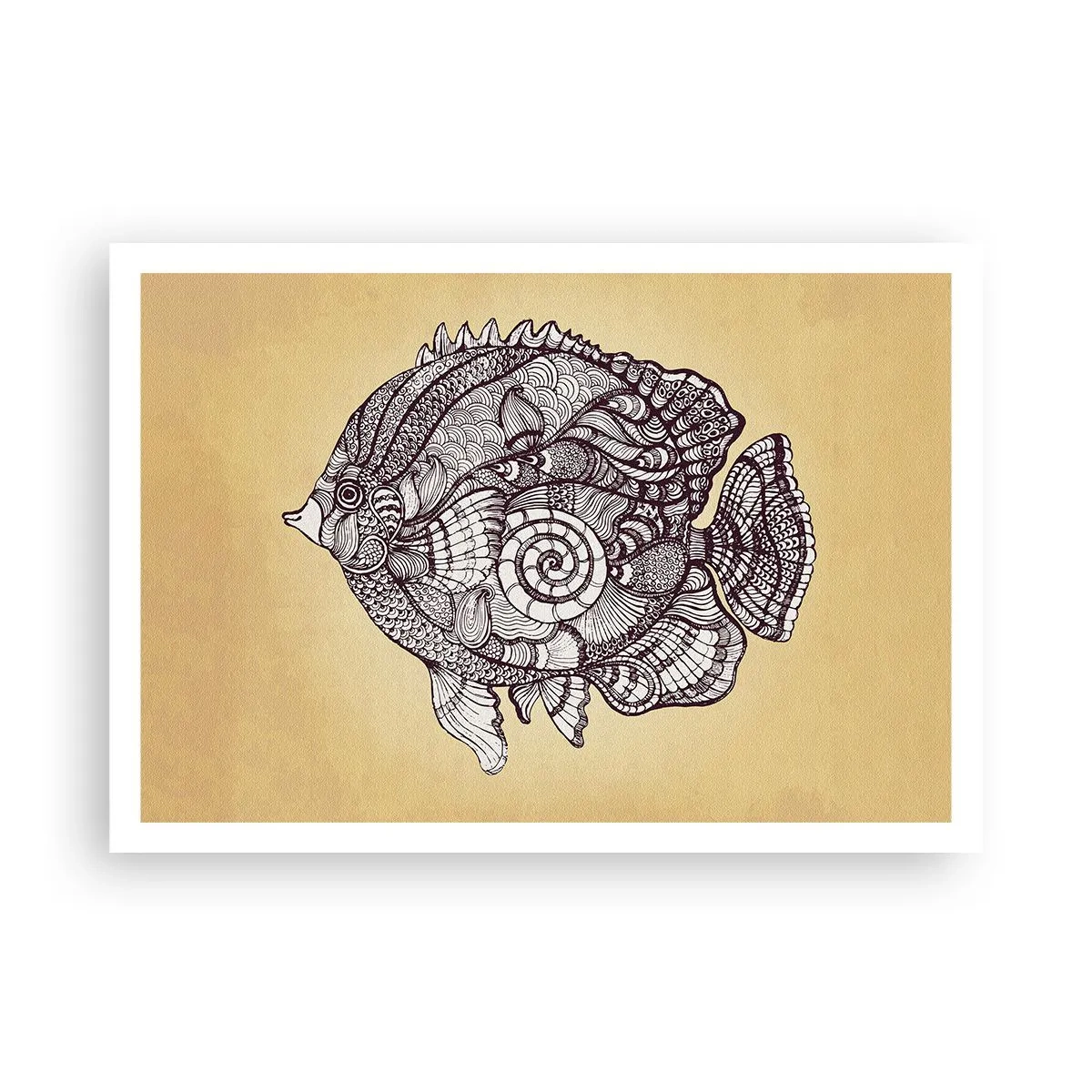 Plakát - Z oceánu ornamentů - 100x70 cm