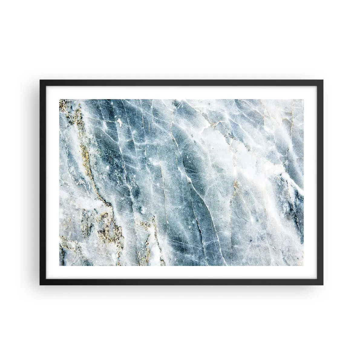 Plakát v černém rámu - Ledový svět - 70x50 cm