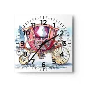 Nástěnné hodiny - Na svatbu nebo na ples? - 40x40 cm