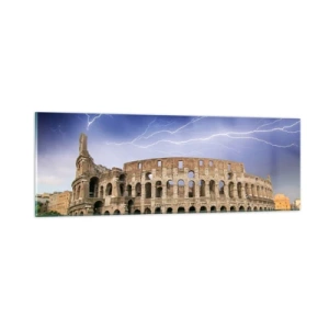 Obraz na skle - Aréna války - 90x30 cm