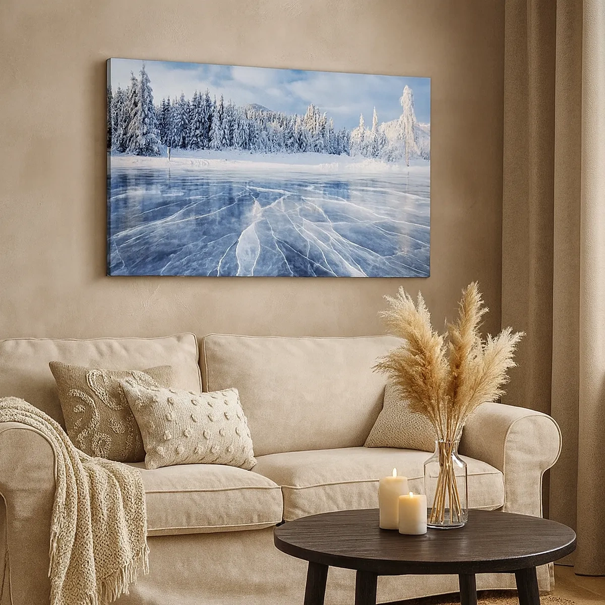 Obraz na plátně - Oslnivý a krystalický pohled - 30x30 cm