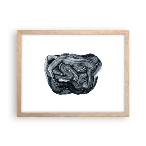 Plakát v rámu světlý dub - Není to tak jednoduché - 40x30 cm
