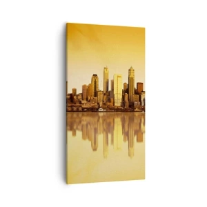 Obraz na plátně - Ticho metropole - 55x100 cm