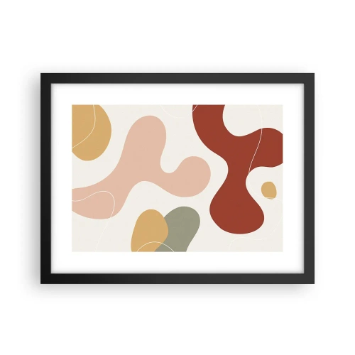 Plakát v černém rámu - Klikyháky - 40x30 cm