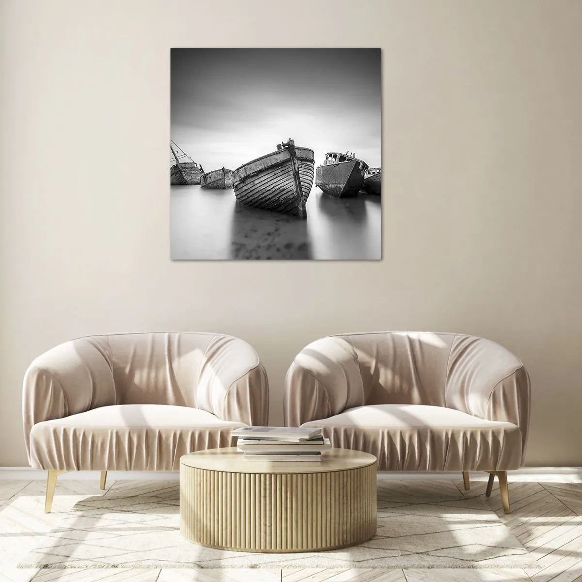 Obraz na skle - Teď už jen vzpomínky… - 40x40 cm