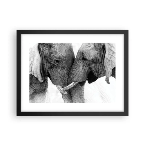 Plakát v černém rámu - Upřímné vyznání - 40x30 cm