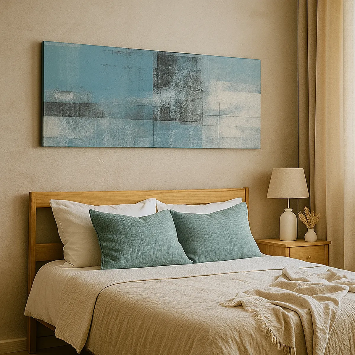 Obraz na plátně - Voda a vzduch - 30x30 cm